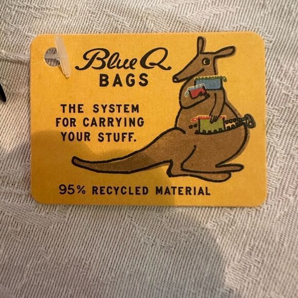 Blue Q Recycled Plastic Zipper Pencil Pouch 9” X 4” Nap Time - Picture 3 of 7